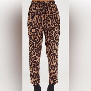 PLT leopard loose pants size 2